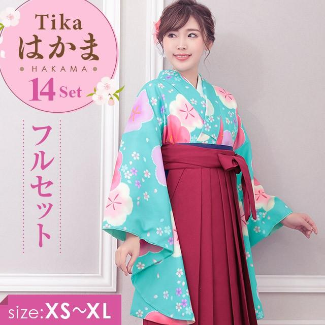 Tika 「取り寄せ商品」袴 はかま 袴 卒業式 成人式 謝恩会 ティカ 