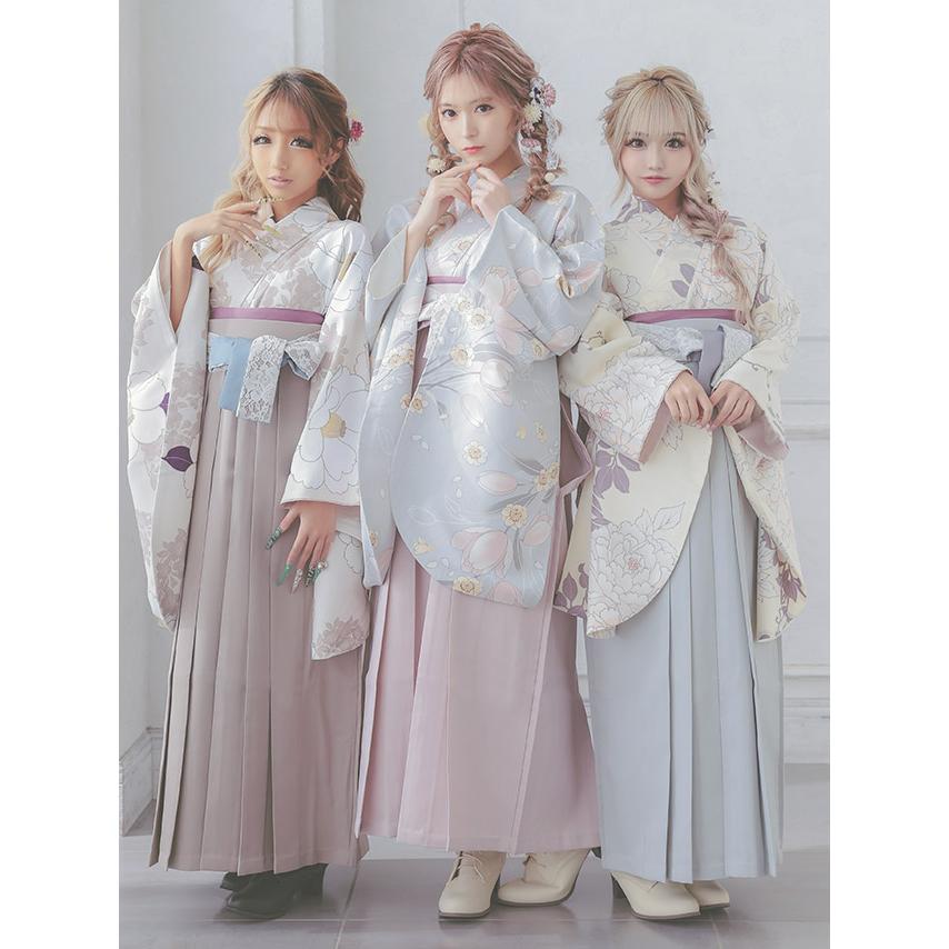 卒業式　袴3点セット　着物・袴•下帯 Tika 「取り寄せ商品」2024年 卒業式 着物 はかま 3点セット 袴