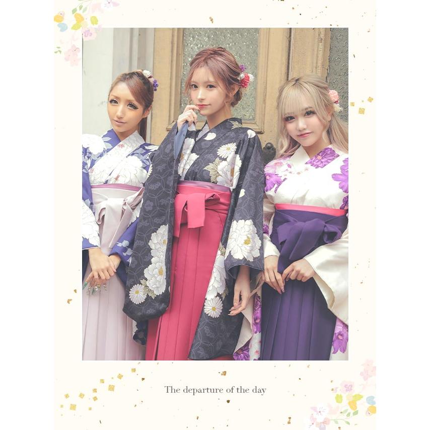 卒業式　袴3点セット　着物・袴•下帯 楽天市場】卒業式 袴セット レディース 舞ひめ 二尺袖着物 袴 袴