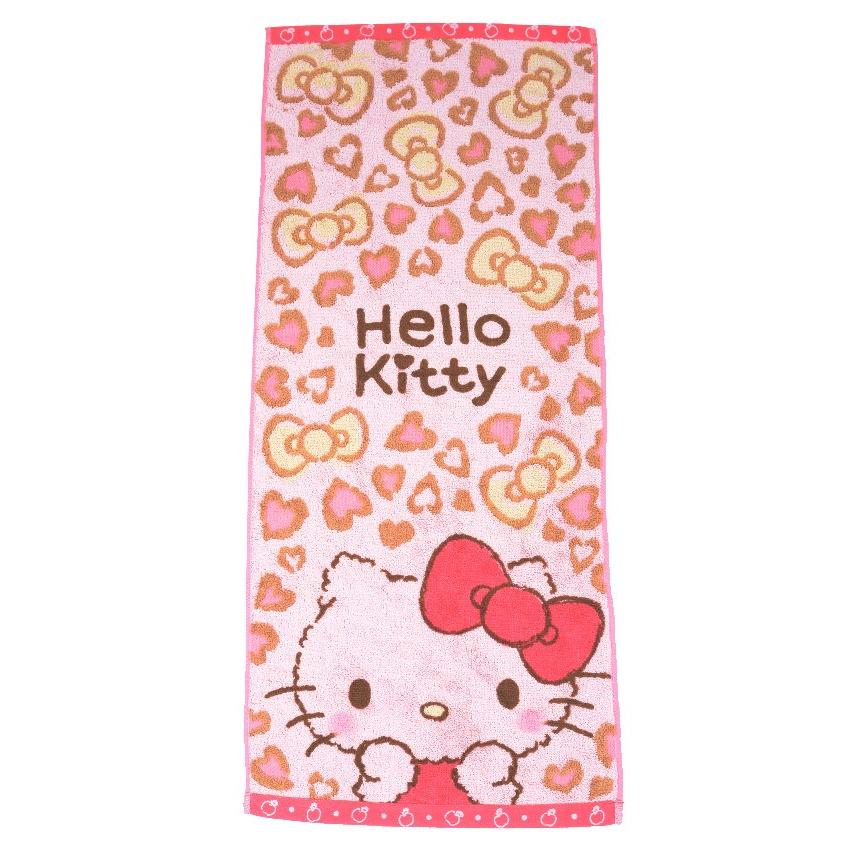 タオル パステルキティ ヒョウ柄 可愛い Tika ティカ ハローキティ ハート柄 タオル レディース ギフト プレゼント パイル地 プチギフト お礼 お返し プール Tk Ht ドレスショップ Tika 通販 Yahoo ショッピング