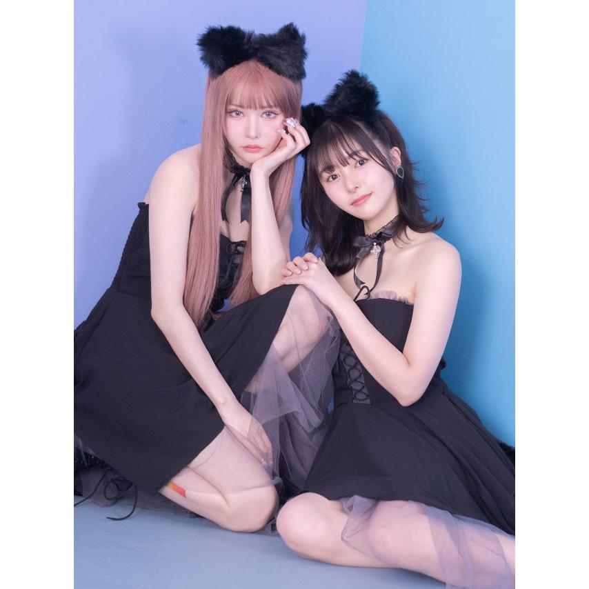 Tika 猫 コスプレ ふわふわ 衣装 黒猫 大きいサイズ 男ウケ