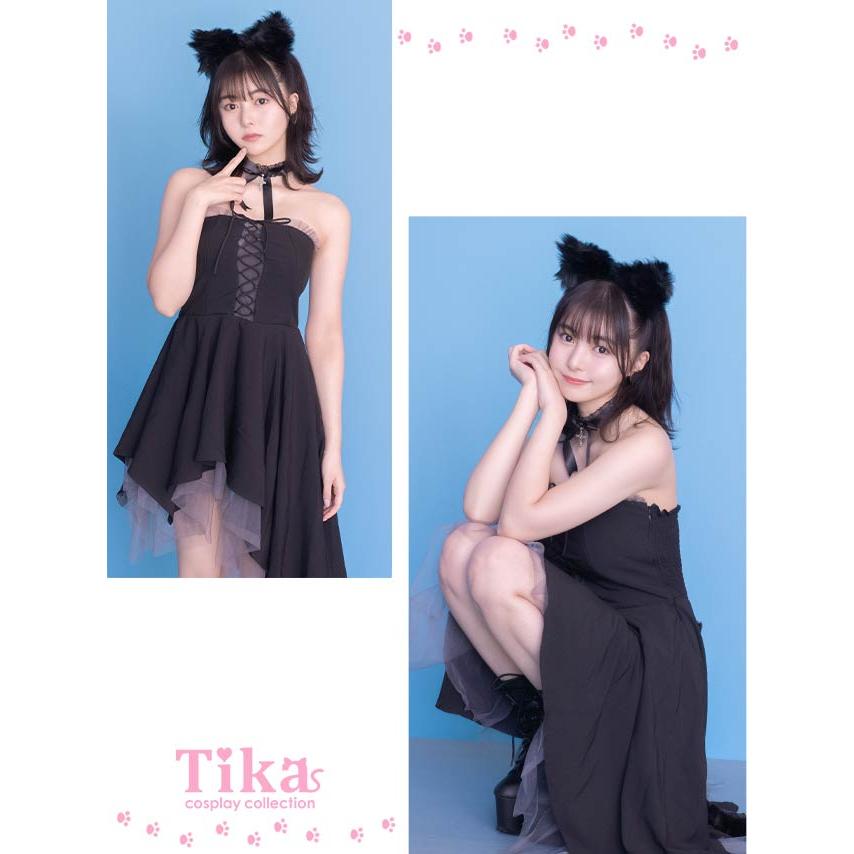 黒猫衣装 コスプレ 戦闘 黒猫 サイバー モノキューレ キャット レディース