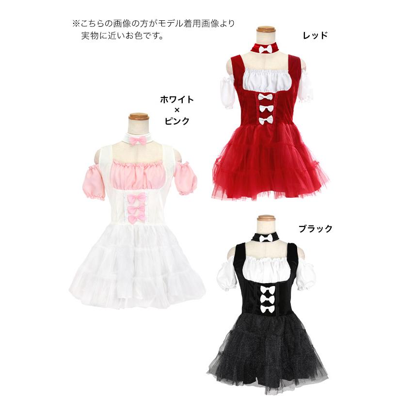 Tika コスプレ バニーガール仮装 バニー レディース 黒 赤 仮装 衣装