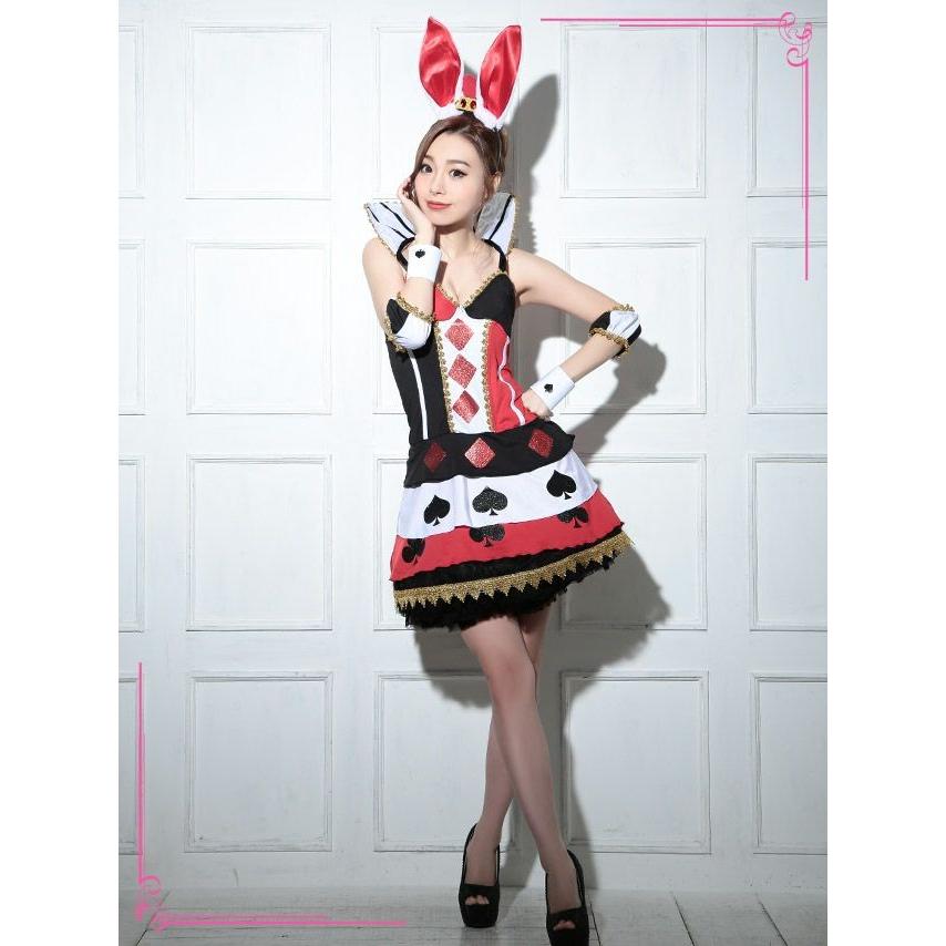 コスプレ 衣装 ハロウィン 面白い Tika ティカ コスプレ 5点set トランプ 女王 コスチュームセット ワンピース カチューシャ カフス アームアクセ Tバック Tk Hw1848 Tika ヤフーショッピング店 通販 Yahoo ショッピング