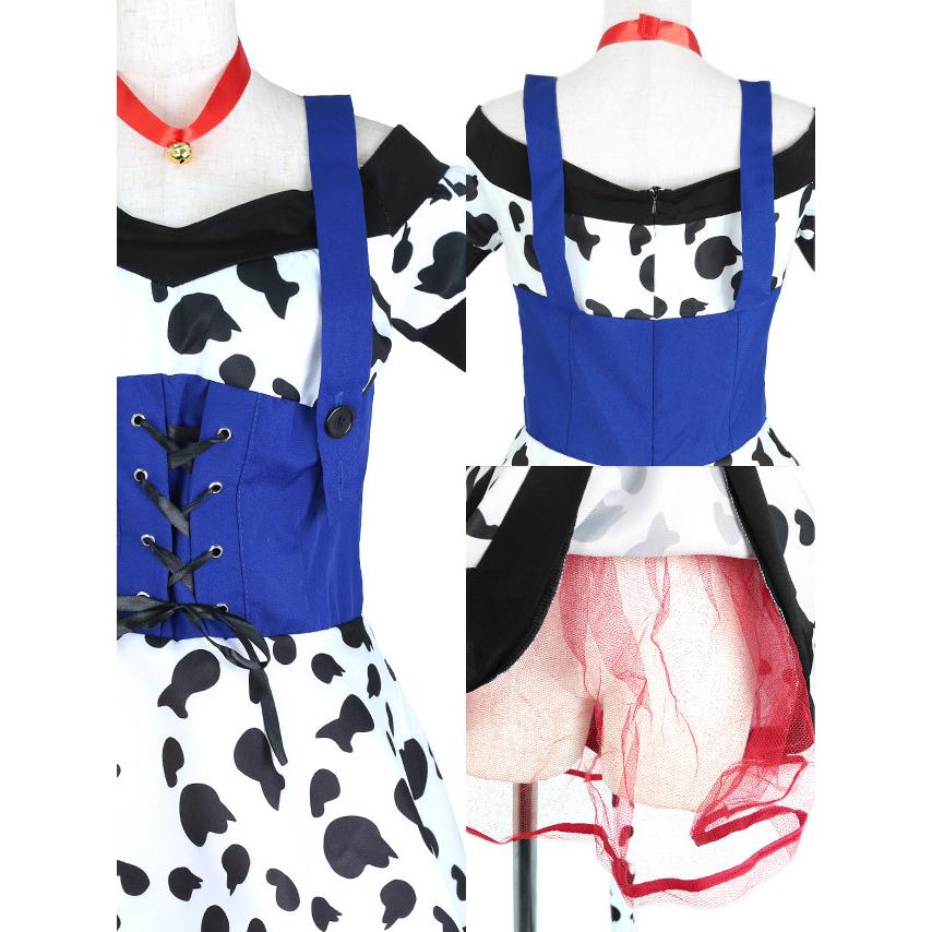 値引き！ダッフィー＆ハロウィンコスチュームセット 即日発送】【ハロウィン】ダルメシアンセットアップ【コスプレ6