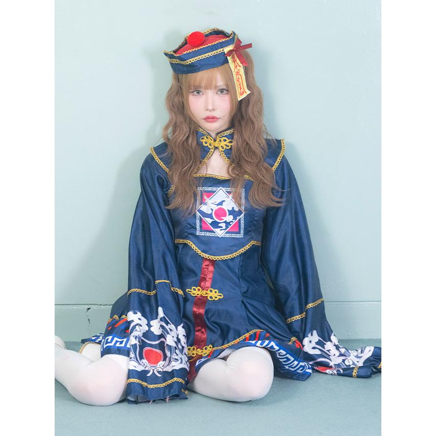Tika キョンシー 衣装 コスプレ チャイナ 大きいサイズ 男ウケ