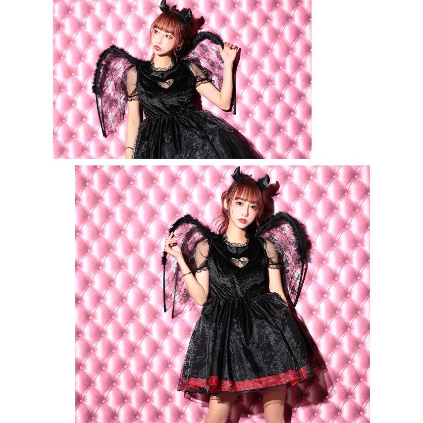 【うづきふうかコラボ】レザーデビルセットアップ 【コスプレ6点セット】 ノベルティ対象】【うづきふうかコラボ】【即日発送