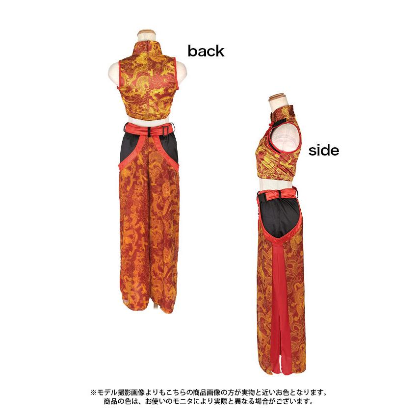 Tika ハロウィン コスプレ カンフー 衣装 チャイナ チャイナ服