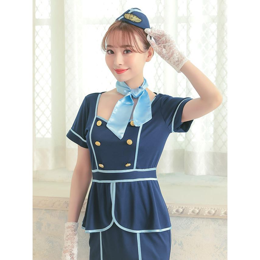 Tika コスプレ衣装 制服 キャビンアテンダント コスチューム Tika コスプレ衣装 制服 キャビンアテンダント コスチューム