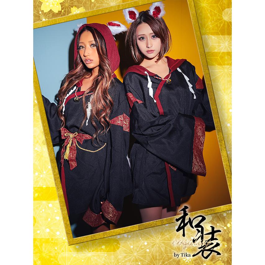 Tika 巫女 衣装 コスプレ 袖あり 体型カバー フレアスカート Tika 巫女 衣装 コスプレ 袖あり 体型カバー フレアスカート
