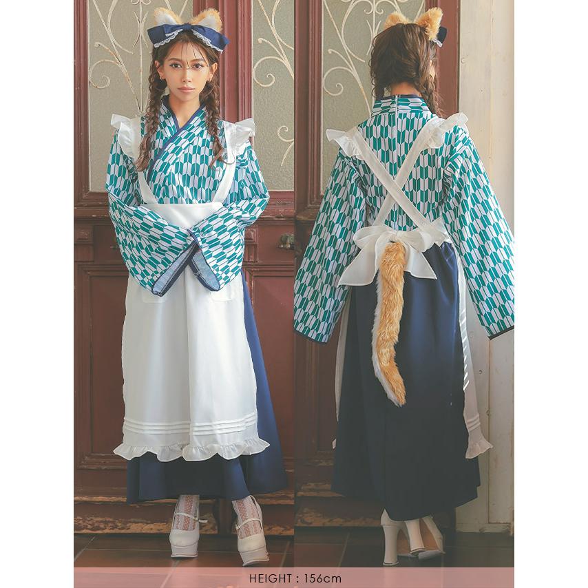 Tika コスプレ 衣装 袖あり 露出少なめ 体型カバー 和装 ロング