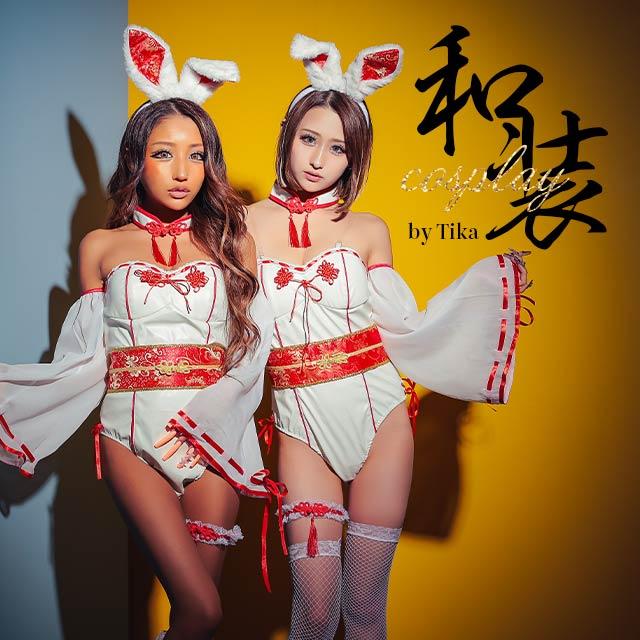 Tika 巫女 衣装 コスプレ 袖あり 体型カバー フレアスカート Tika 巫女 衣装 コスプレ 袖あり 体型カバー フレアスカート