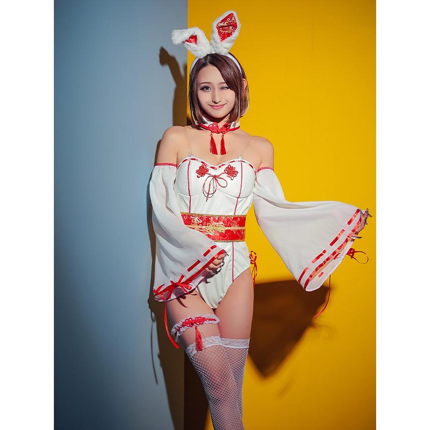 Tika 巫女 衣装 コスプレ 袖あり 体型カバー フレアスカート Tika 巫女 衣装 コスプレ 袖あり 体型カバー フレアスカート