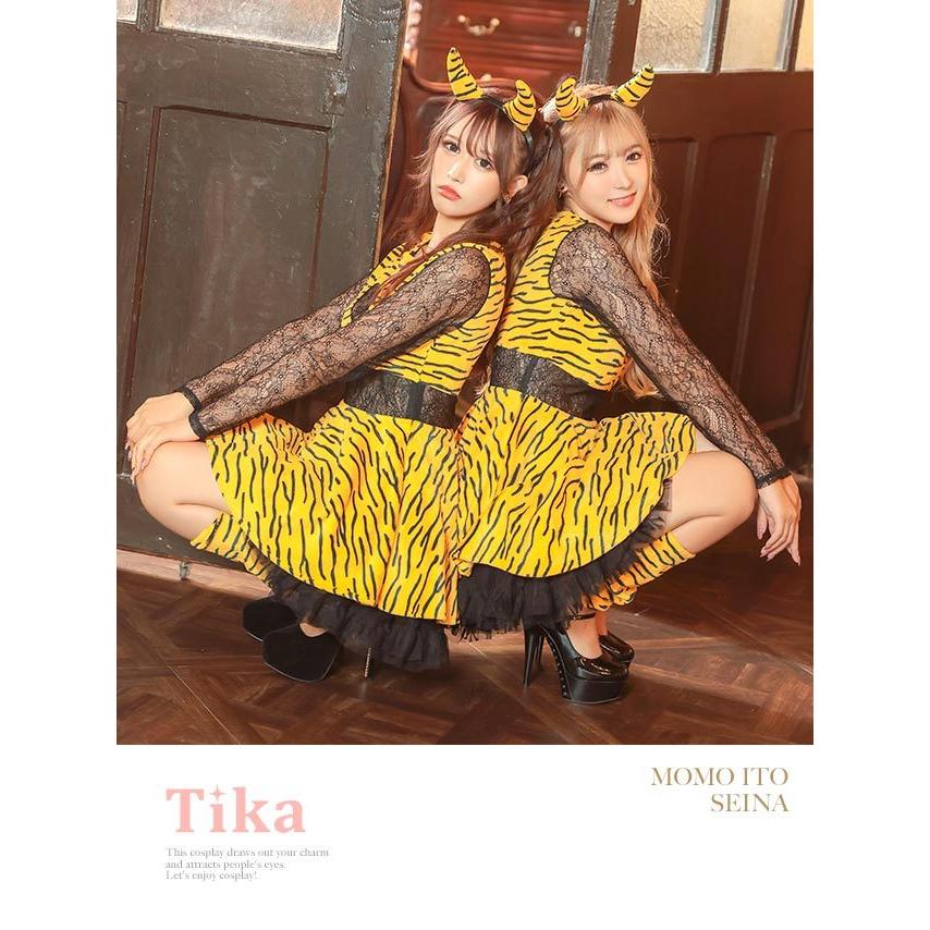 Tika コスプレ 衣装 仮装 アニメ 鬼 おに かわいい ワンピース
