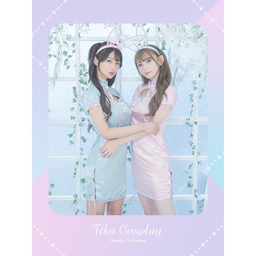 Tika（ティカ） チャイナドレス ミニ マイクロミニ バニー コスプレ