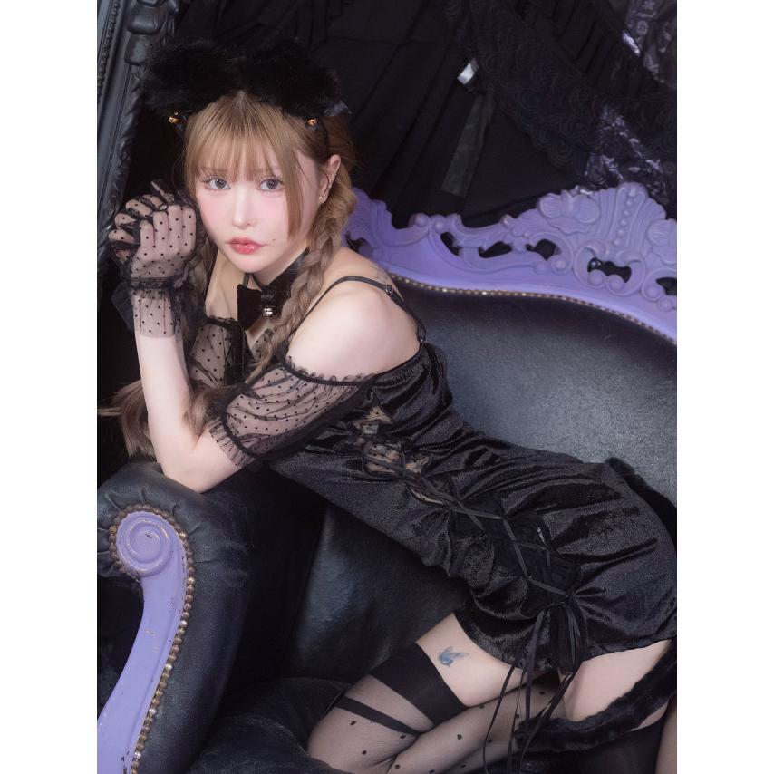 猫 コスプレ ふわふわ 衣装 黒猫 大きいサイズ 男ウケ