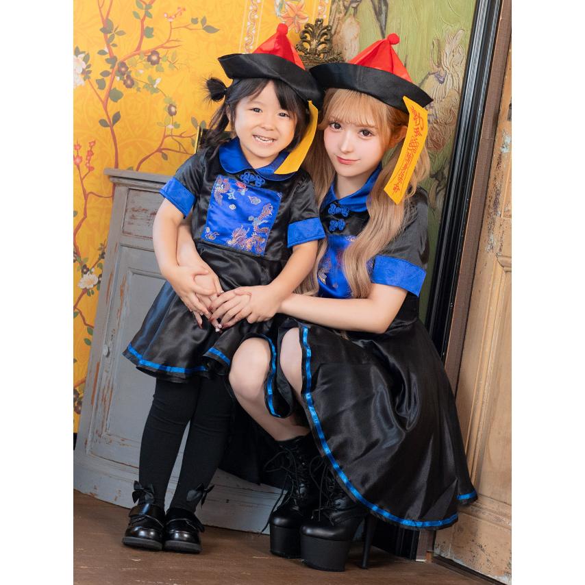 Tika キョンシー 衣装 子供 コスプレ キッズ 150 チャイナ