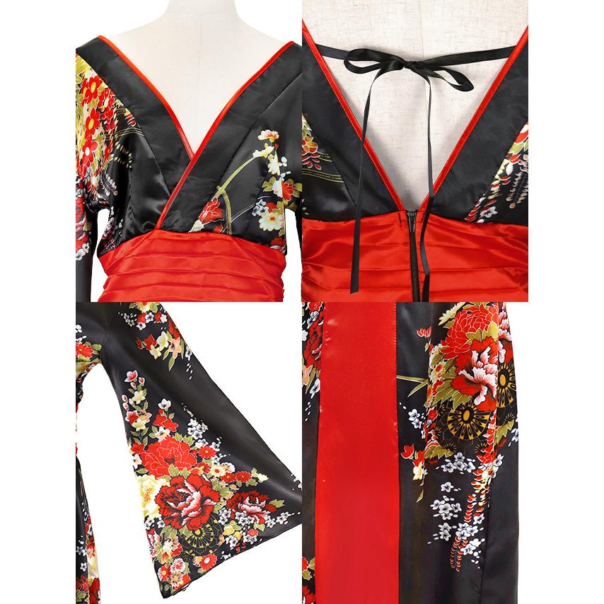 Tika 花魁 ドレス コスプレ衣装 和服 着物 和装 和風 セクシー Tika 花魁 ドレス コスプレ衣装 和服 着物 和装 和風 セクシー