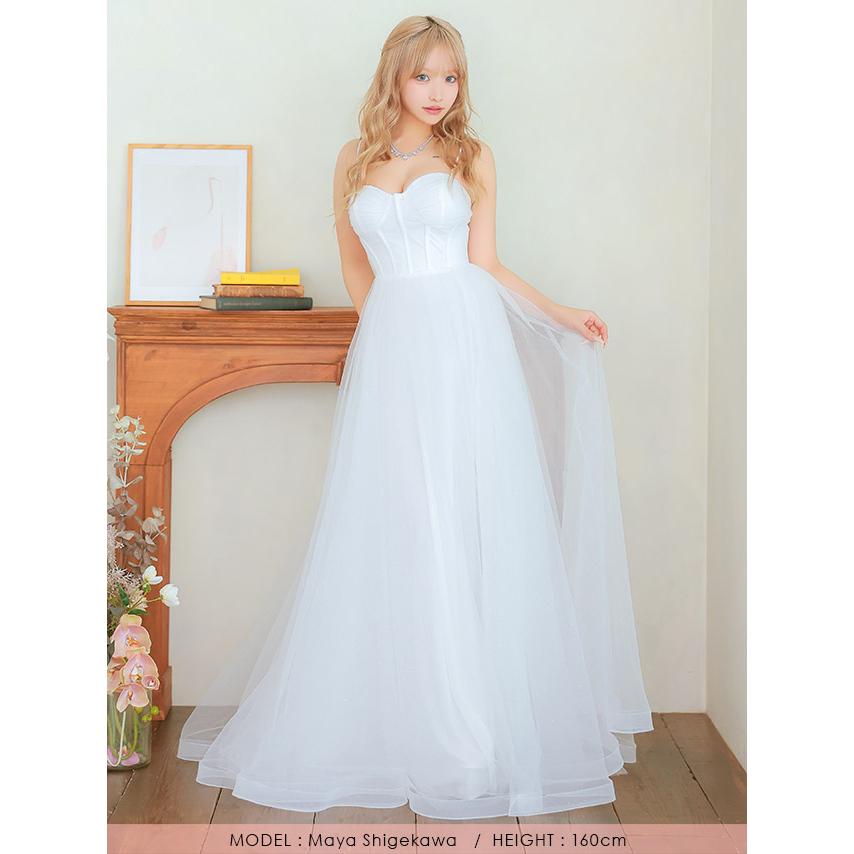 Tika キャバドレス ハートカット コルセット キャミソール