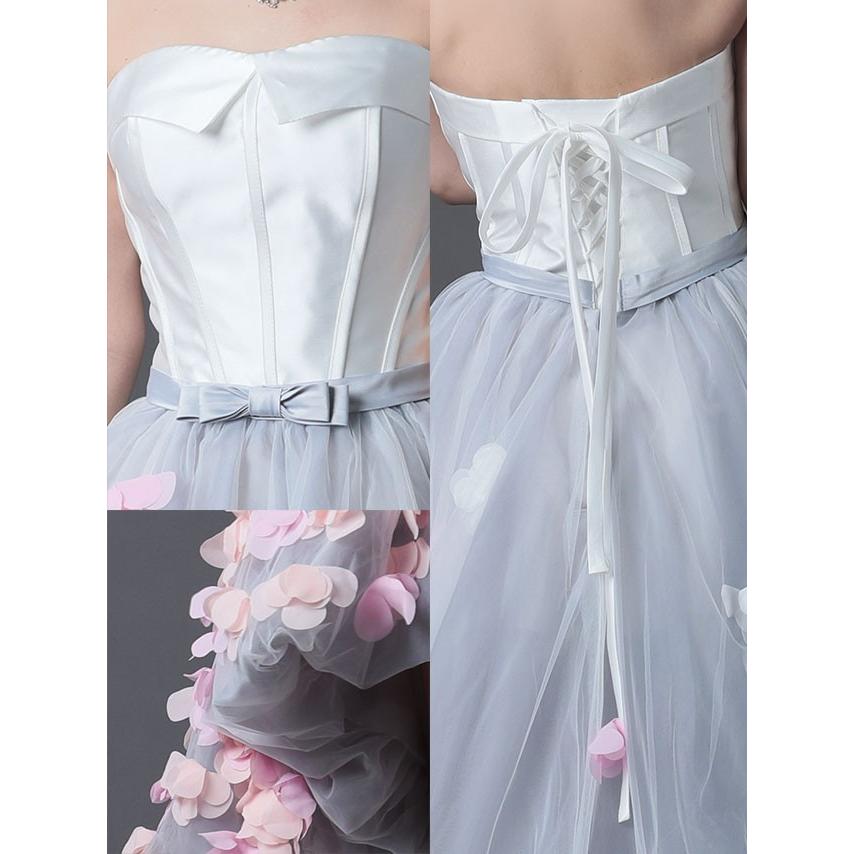 Tika キャバドレス キャバ ドレス フラワーモチーフ フィッシュ
