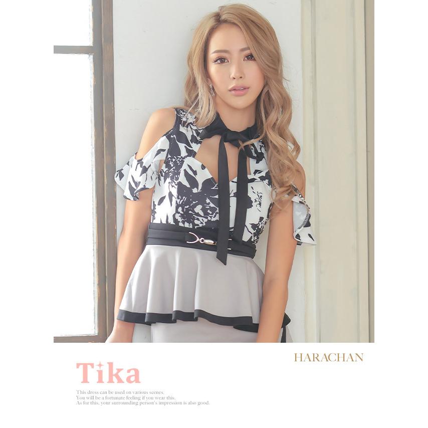 Tika キャバ ドレス キャバドレス ミニ タイトドレス ペプラム Tika キャバ ドレス キャバドレス ミニ タイトドレス ペプラム