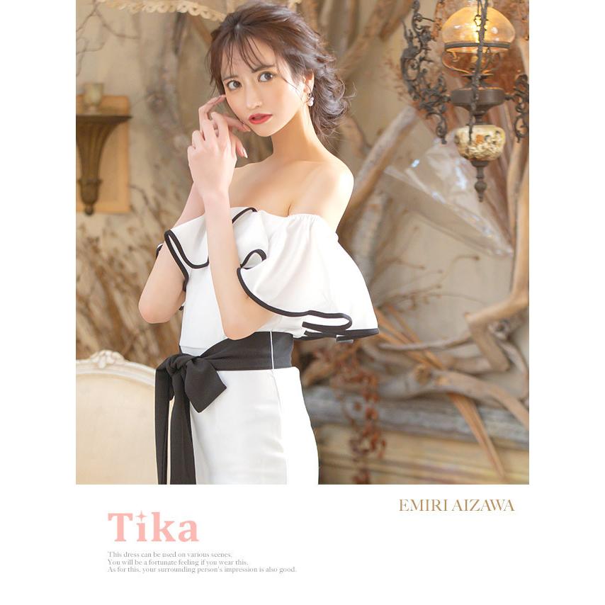 Tika キャバ ドレス キャバドレス ミニ 大きいサイズ 白 赤 黒 Tika キャバ ドレス キャバドレス ミニ 大きいサイズ 白 赤 黒