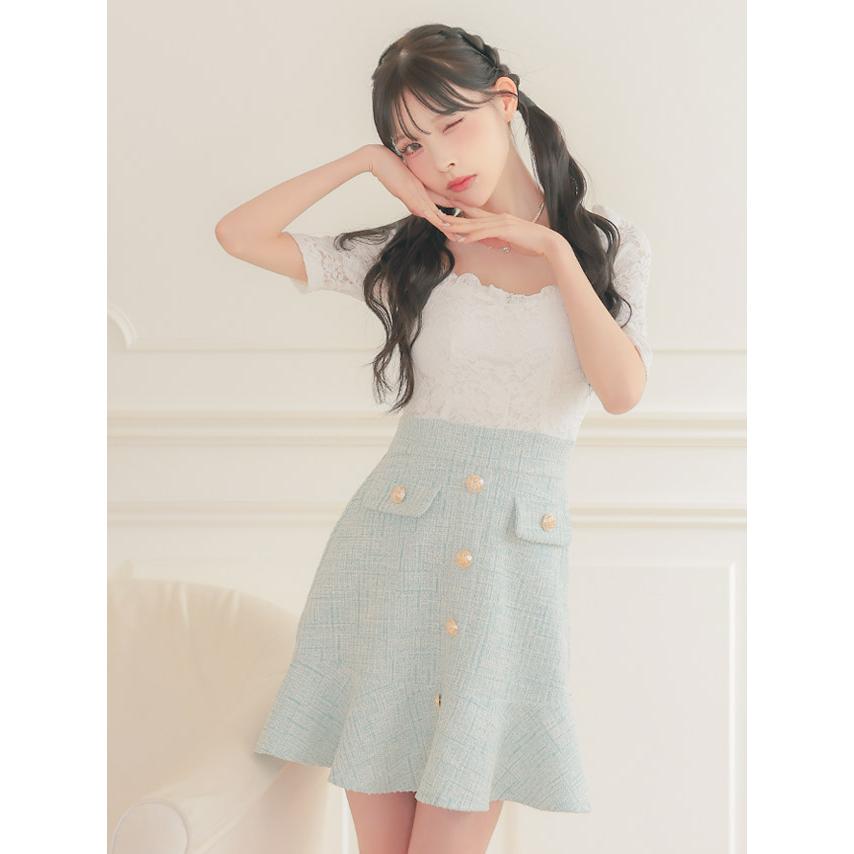 TikaPimil] キャバドレス キャバ ドレス キャバクラドレス スクエア