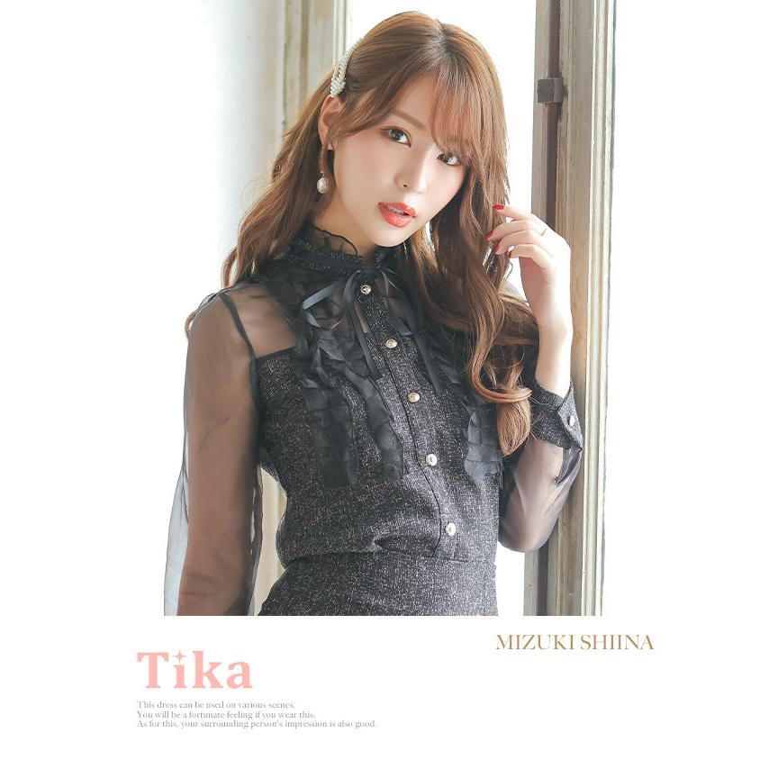 Tika キャバ ドレス キャバドレス ミニ 黒 大きいサイズ キャバ Tika キャバ ドレス キャバドレス ミニ 黒 大きいサイズ キャバ