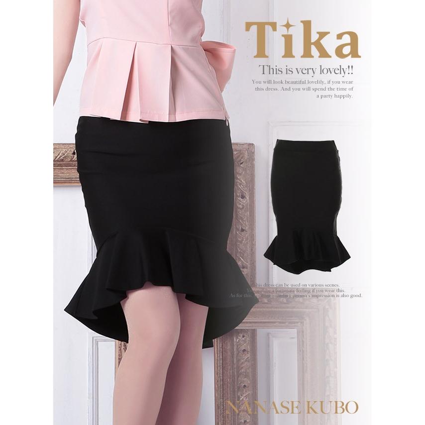 Tika ティカマーメイドミニスカート 黒 ブラック Mサイズ キャバ スカート ドレス キャバドレス ナイトドレス Tk Sk8058 ドレスショップ Tika 通販 Yahoo ショッピング