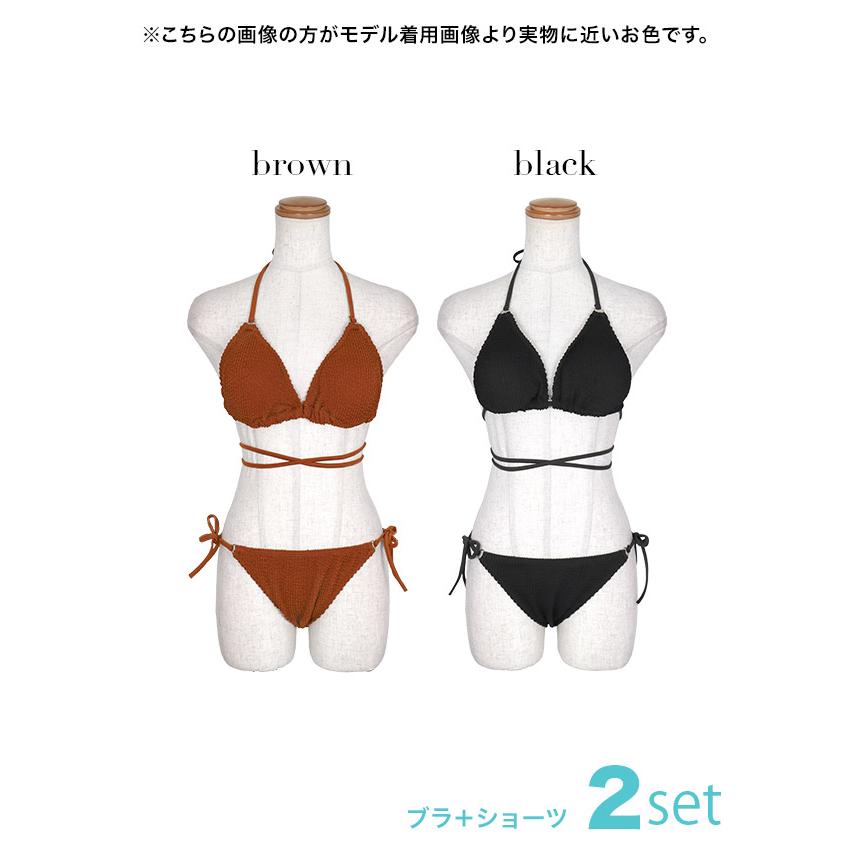 Tika（ティカ） 水着レディース 水着 20代ビキニ セクシー 可愛い 黒