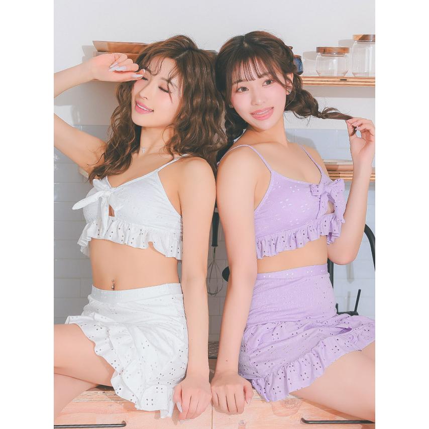 Tika（ティカ） 水着 レディース ビキニ ショルダー エンブロイダリー