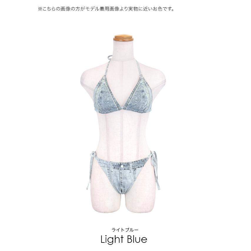 Tika（ティカ） 水着 レディースセット デニム ブラジリアン ハイレグ
