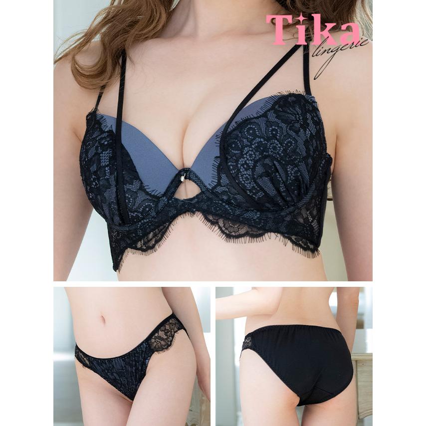 Tika（ティカ） 下着セット ランジェリー 刺繍 セクシー フラワー