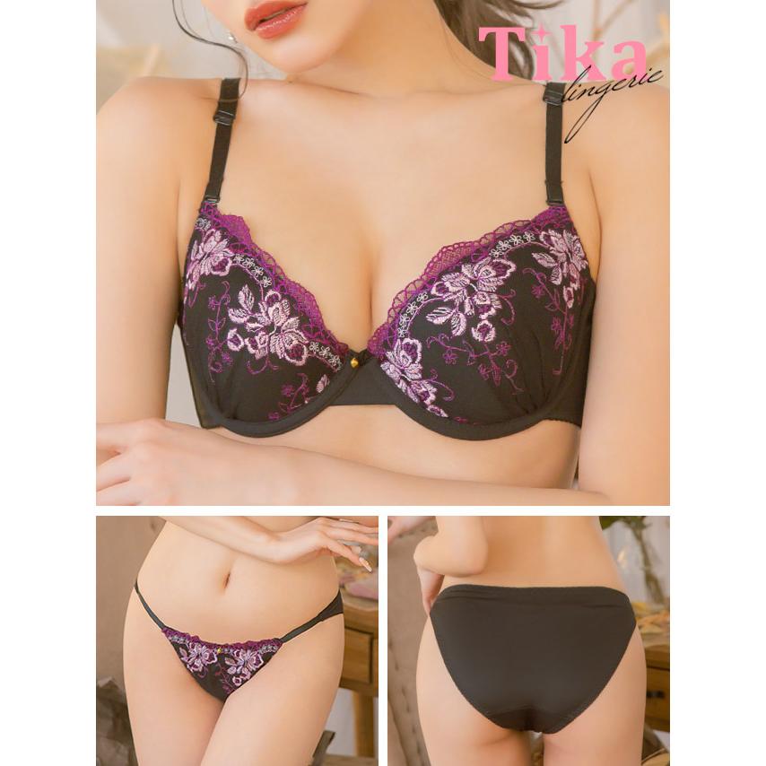 Tika ブラジャー ショーツセット 下着 女性 上下セット 下着レディース