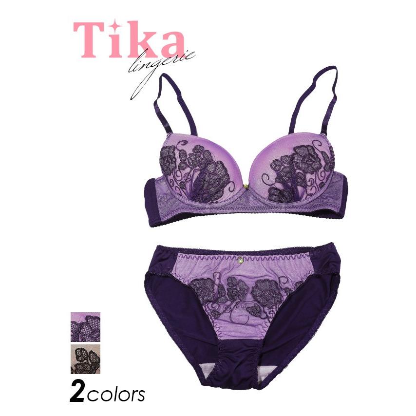 下着女性 上下セット レディース 勝負下着 女性下着 下着セット 下着 かわいい下着 可愛い下着 Tika ティカ 花柄 レース ブラ ショーツ セット Tk Uwjn 132 ドレスショップ Tika 通販 Yahoo ショッピング