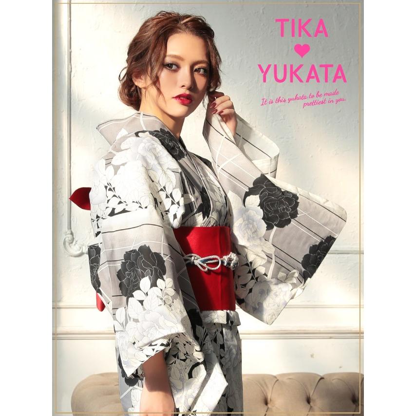 Tika（ティカ） 浴衣 レディース 20代 30代 40代 浴衣セット 安い 3点
