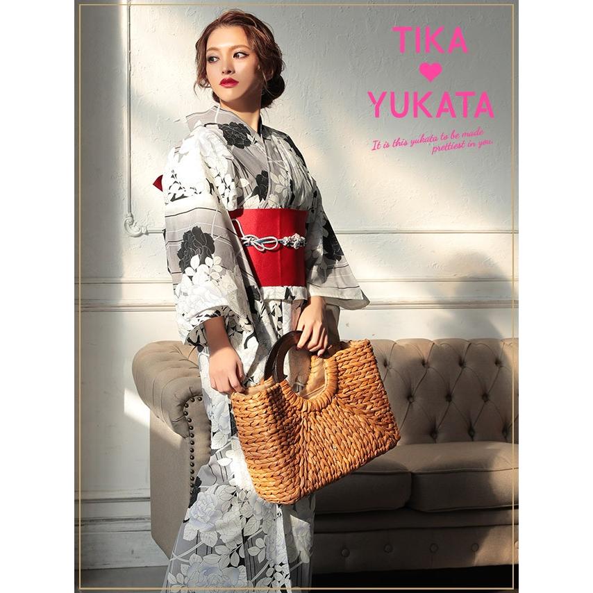 Tika 浴衣 レディース 20代 30代 40代 浴衣セット 安い 3点