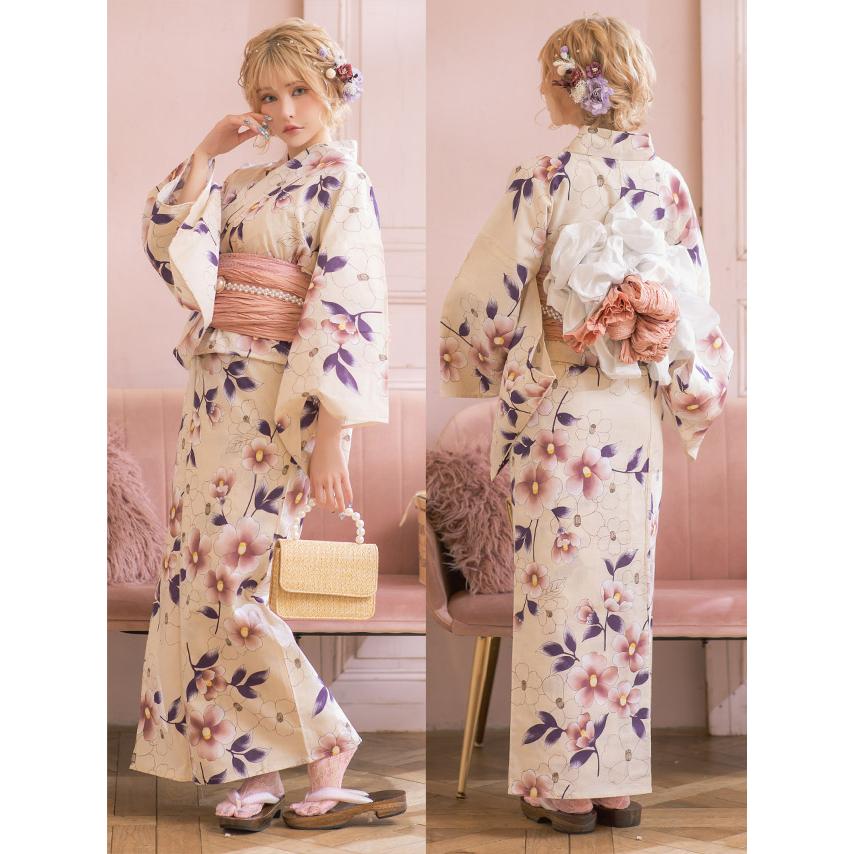 tika 浴衣（浴衣・帯・下駄セット） 即日発送◎ tika 浴衣（浴衣・帯・下駄セット） 即日発送◎ Qoo10] Tika