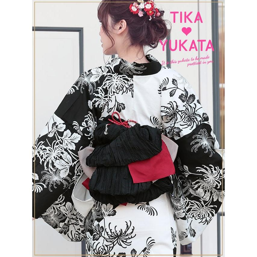 Tika 浴衣 帯 浴衣帯 へこ帯 和装小物 ゆかた帯 しわ帯 ティカ