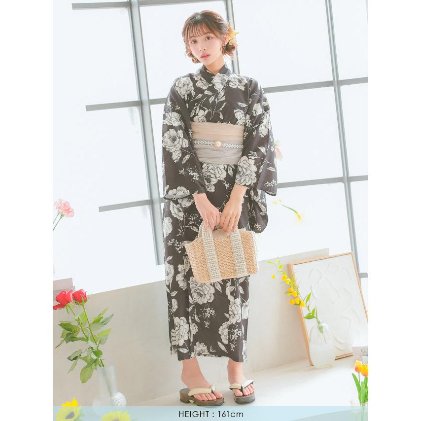 黒白チェック 浴衣 ワンピース セパレート浴衣 黒白チェック 浴衣 ワンピース セパレート浴衣