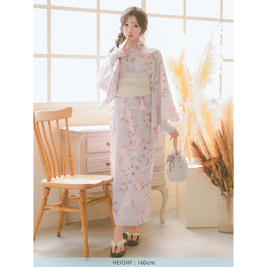 Tika 浴衣 レディース セット ワンピース パウダーピンク