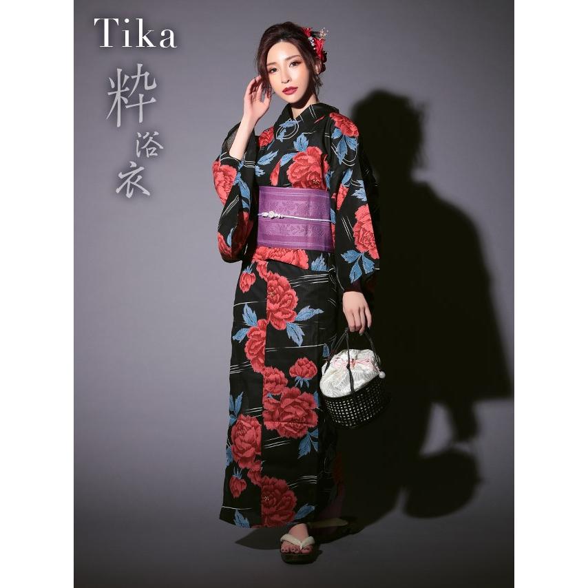 Tika 浴衣 レディース 浴衣セット 安い 二部式浴衣セット 3点 Tika 浴衣 レディース 浴衣セット 安い 二部式浴衣セット 3点