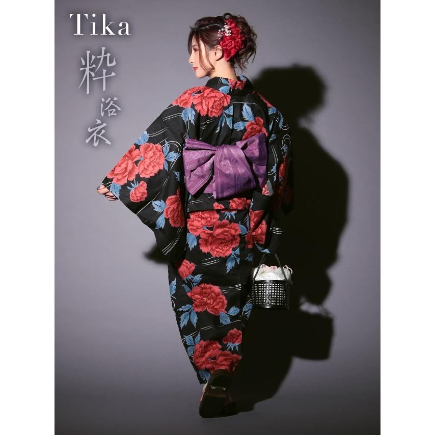 Tika 浴衣 レディース 浴衣セット 安い 二部式浴衣セット 3点 Tika 浴衣 レディース 浴衣セット 安い 二部式浴衣セット 3点