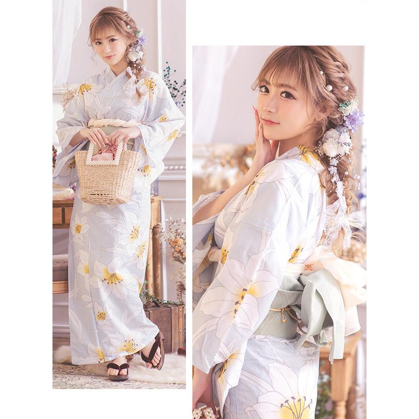 浴衣 Ｒちゃん着用 作り帯 ヘアアクセ 扇子 4点セット 即日発送可能 tika_tk-yk91331