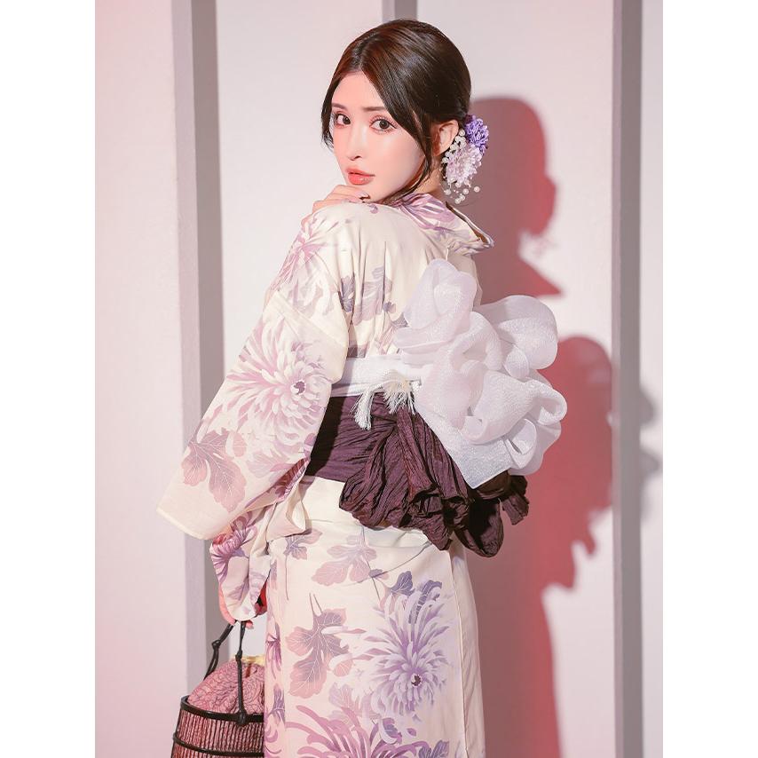 tika 浴衣　妖艶　新品未使用品 Tika 浴衣 レディース 50代 フリーサイズ セット 20代 40代 妖艶