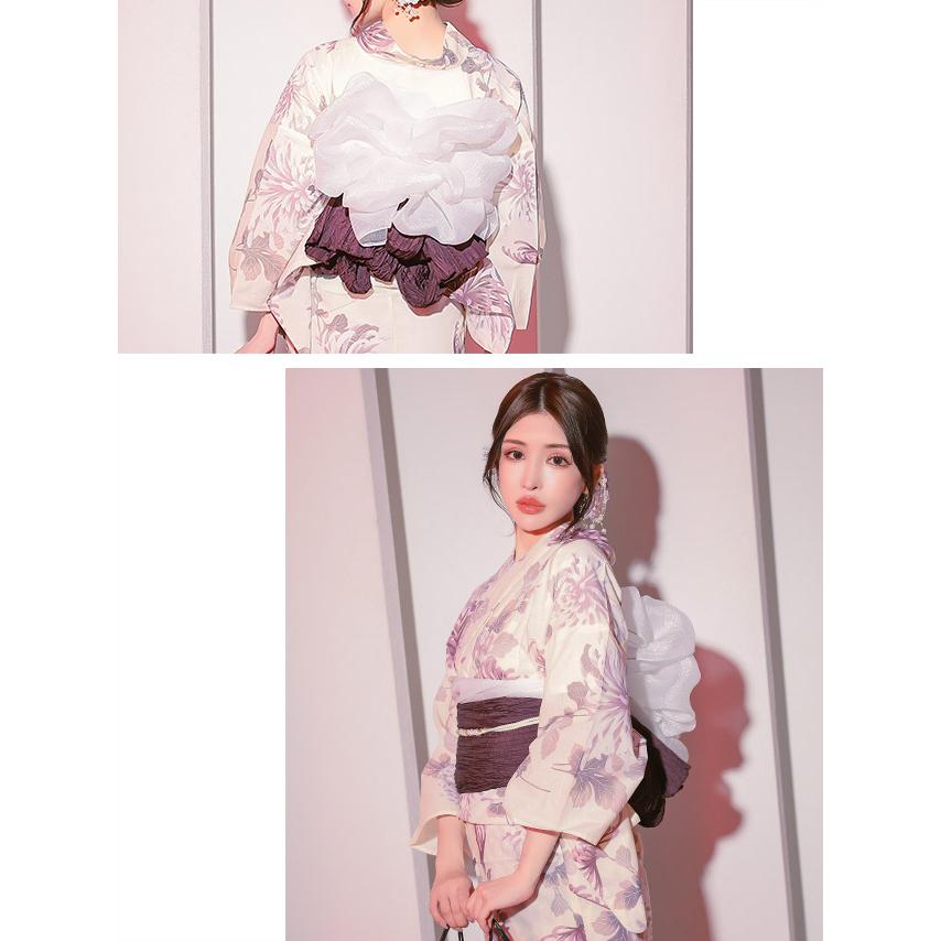 Tika 浴衣 レディース 50代 フリーサイズ セット 20代 40代 妖艶