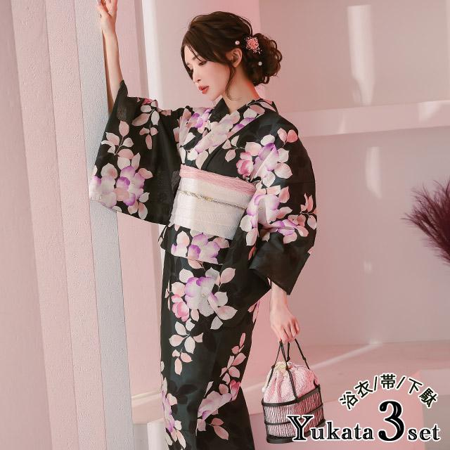 Tika 浴衣 レディース 50代 フリーサイズ セット 20代 40代 妖艶 Tika 浴衣 レディース 50代 フリーサイズ セット 20代 40代 妖艶