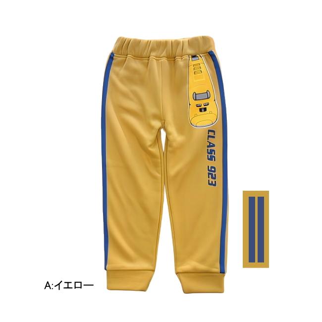 【メール便送料無料】子供服 男の子 新幹線柄 裏起毛 ロングパンツ sn5-4753 100/110/120/TRAIN GARAGE ...