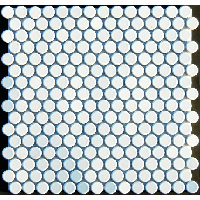 モザイク タイル 19ｍｍ丸 白マット色 艶なし 磁器質 シート販売 ミックスデザインタイル対応 おしゃれなレトロモダン風 リビング 玄関 テーブル等の Siromatt19maru タイル販売 タイルオンライン 通販 Yahoo ショッピング