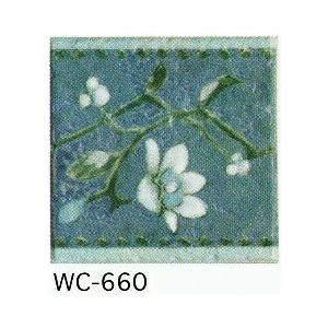 アンティーク デザインタイル 150角 花柄 和風 昭和レトロ な磁器絵タイルです 壁 床 キッチン カウンター テーブル 浴室 のｄｉｙリフォーム プラ Wc660 タイル販売 タイルオンライン 通販 Yahoo ショッピング